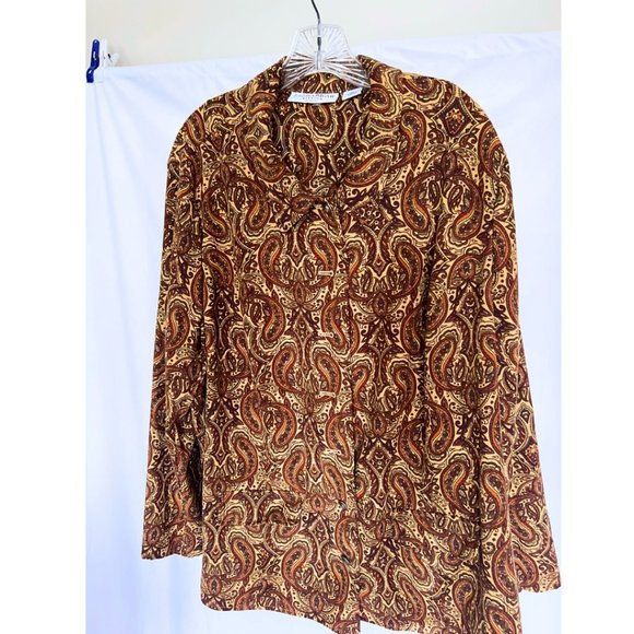 Sag Habor Paisley Women's Top - Picture 1 of 2